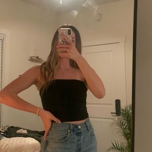 Brandy Melville black tube top / one size